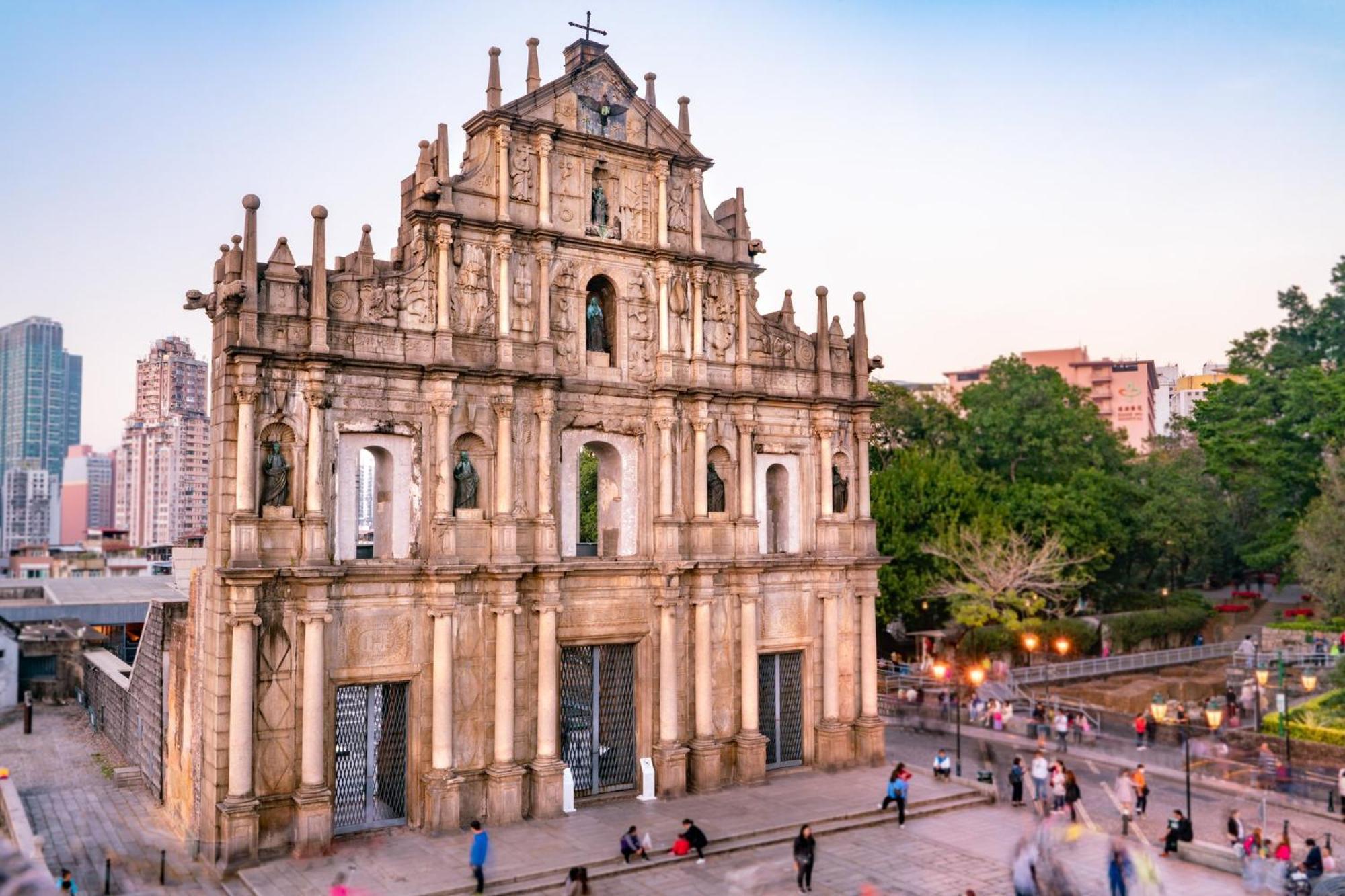 Hotel Crowne Plaza Macau By Ihg Exteriér fotografie The Ruins of St. Paul's